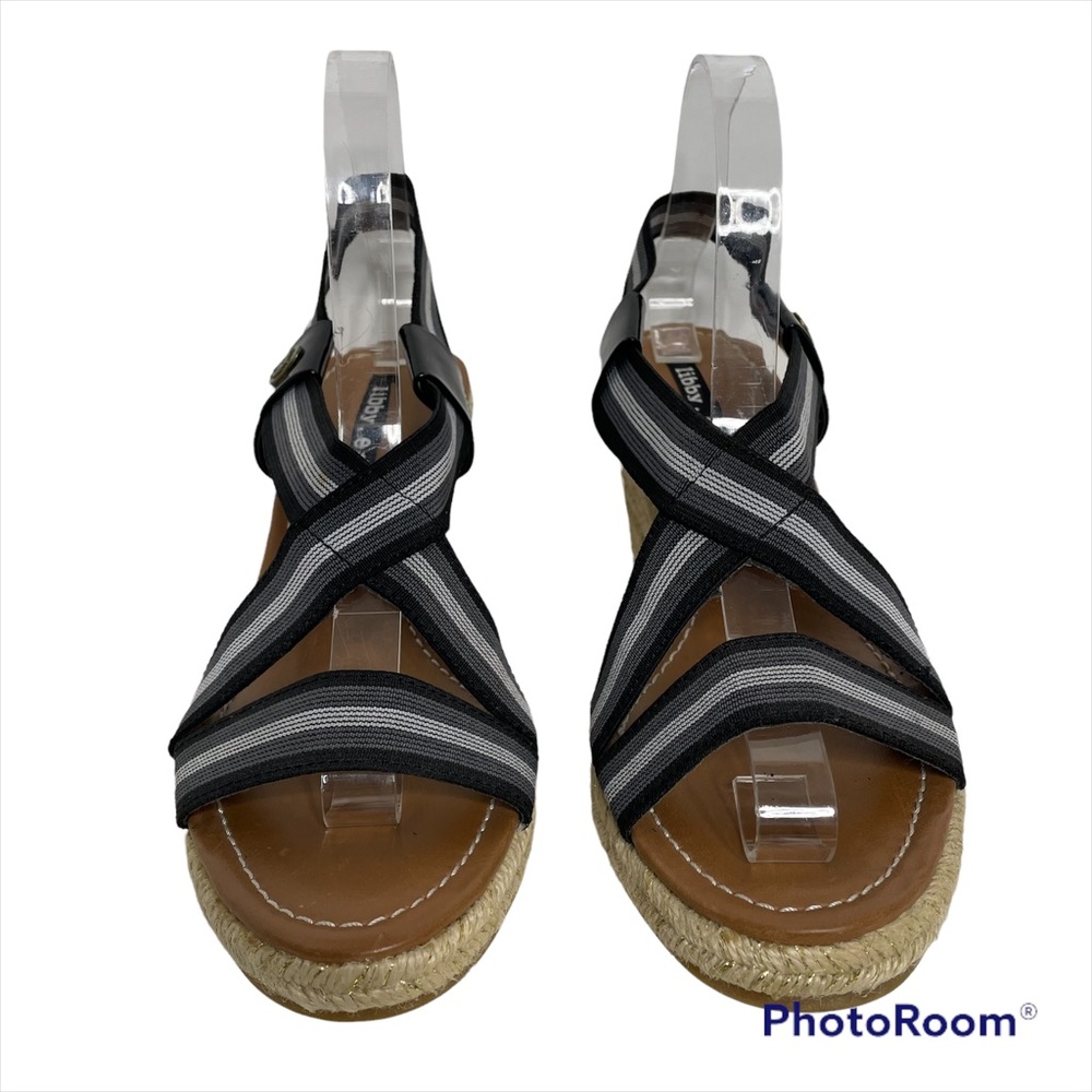 libby.edelman Strappy Sandal Espadrille 3” Heel Wedge Sz 9.5